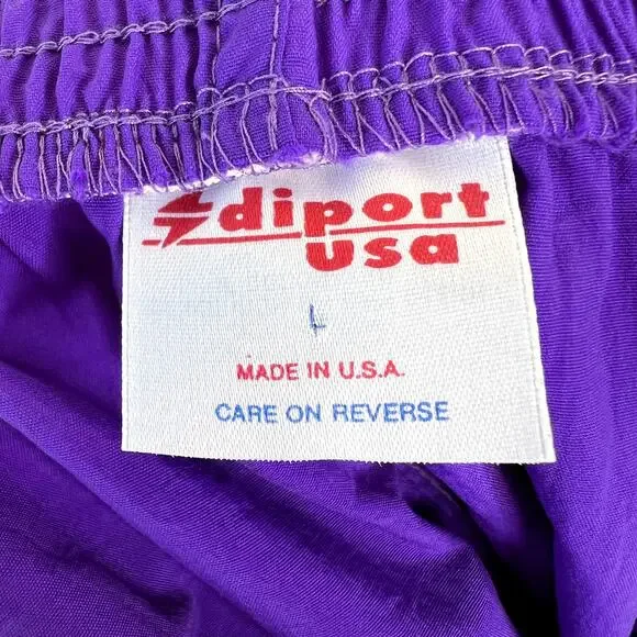 Vintage US Olympic Training Center Athletic Shorts Track Running Purple Large - Picture 5 of 7